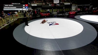 63 lbs Quarters - Shay Govea, Turlock Wrestling Club vs Cristian Navarro, Spring Hills Wrestling