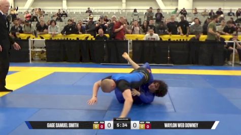 Waylon Web Downey vs Gage Samuel Smith 2025 World IBJJF Jiu-Jitsu No-Gi Championship