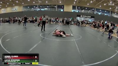 60 lbs Round 1 (6 Team) - Adriel Flores, Ohio Gold vs Lucas Schuman, Mat Assassins Red