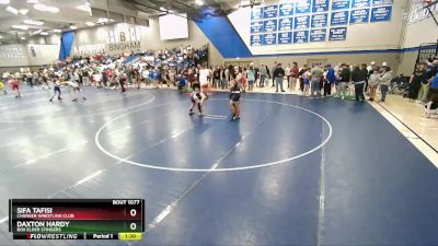 125 lbs Quarterfinal - Sifa Tafisi, Charger Wrestling Club vs Daxton Hardy, Box Elder Stingers