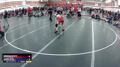 100 lbs Round 1 - Morghan Shultz, The Best Wrestler vs Kianna Suhr, 308 Wrestling Academy