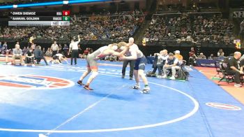175 Class 4 lbs Champ. Round 1 - Owen Diemoz, Nixa vs Samuel Golden, Francis Howell Central