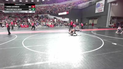 85 lbs Cons. Round 3 - Peycheynce Dean, Horicon vs Piper Cathman, Riverdale Wrestling Club