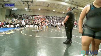 170 lbs Rr Rnd 2 - Daizee Miller, Skiatook Youth Wrestling vs Sydney O'Brien, Verdigris Youth Wrestling