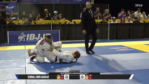 Isabela Vitória Balastrelli De L vs Kendall Nori Aguilar 2026 Pan Kids Jiu-Jitsu IBJJF Championship