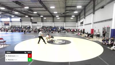 130 lbs Final - Dallas Robinson, Grindhouse East vs Sergio Macias, Mustang WC