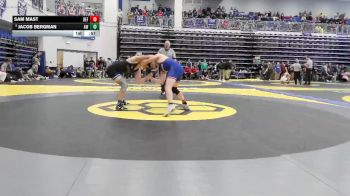144 lbs 5th Place Match - Jacob Bergman, Anthony Wayne vs Sam Mast, Defiance
