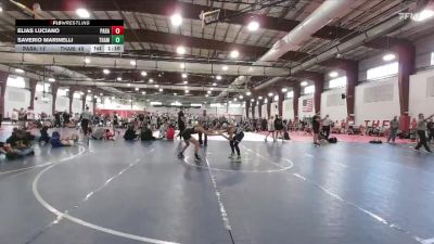 110 lbs Placement Matches (8 Team) - Elias Luciano, Parabellum MS vs Saverio Marinelli, Taylor Hammers