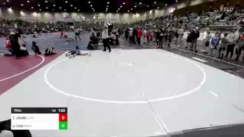 78 lbs Quarterfinal - Tyson Jones, Alpha Dawg vs Jordan Low, Damonte Ranch WC