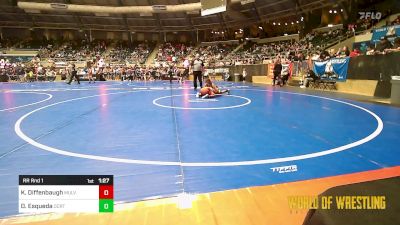 115 lbs Rr Rnd 1 - Kennedy Diffenbaugh, Mulvane Jr Wrestling vs Dhalia Esqueda, OCRTC