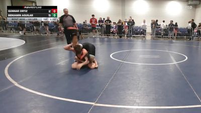 144 lbs Consi Of 32 #1 - Gunnar Ortiz, AZ vs Benjamin Aguilar, VA