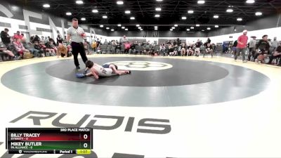 70 lbs Placement Matches (8 Team) - Billy Tracey, Dynasty vs Mikey Butler, PA Alliance