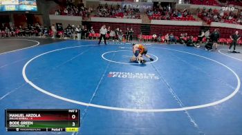 126 lbs Round 2 (8 Team) - Bode Green, Springtown vs Manuel Arzola, Dallas Kimball
