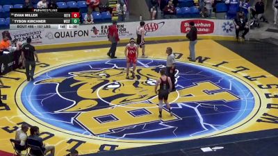 157 lbs Round Of 32 - Evan Miller, Beth-Center vs Tyson Kirchner, West Shore