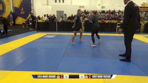 Kristi Marie Vaccaro vs Layla Marie Abrams 2024 World IBJJF Jiu-Jitsu No-Gi Championship