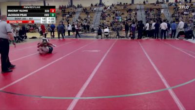 197 lbs Quarterfinal - Macray Klohs, Saint Cloud State vs Jackson Peak, UW-Eau Claire
