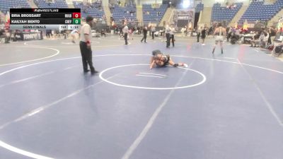 101 lbs Semifinal - Bria Brossart, Rugby SWAT vs Kailyah Bento, Cheyenne East