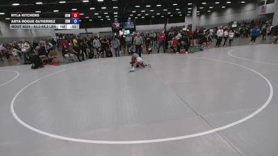 63.2-69.3 lbs Cons. Quarters - Arya Rogue Gutierrez, Surfside X Wrestling vs Nyla Kitchens, Best Trained Wrestling