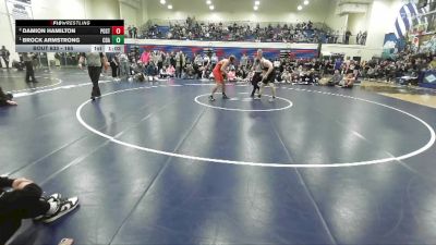 165 lbs 1st Place Match - Brock Armstrong, Coeur D Alene vs Damion Hamilton, Post Falls