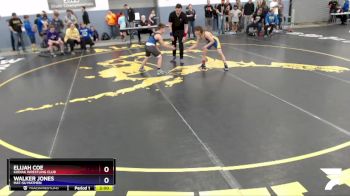 98 lbs Round 1 - Elijah Coe, Kodiak Wrestling Club vs Walker Jones, Mat-Su Matmen