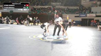 132 lbs Quarterfinal - Ayden Surratt, Boiling Springs vs Tyler Mindala, St James