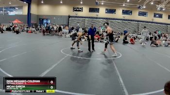 120 lbs Round 3 (8 Team) - Dion Mesanko-Coleman, Top Dawg Academy vs Micah Garcia, Rough House