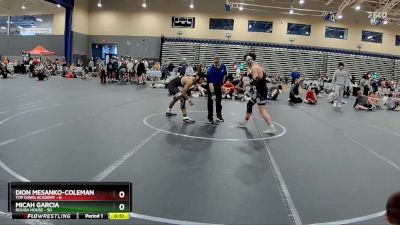 120 lbs Round 3 (8 Team) - Dion Mesanko-Coleman, Top Dawg Academy vs Micah Garcia, Rough House