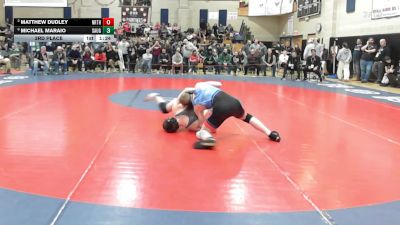 150 lbs 3rd Place - Matthew Dudley, Northbridge vs Michael Maraio, Saugus/Peabody