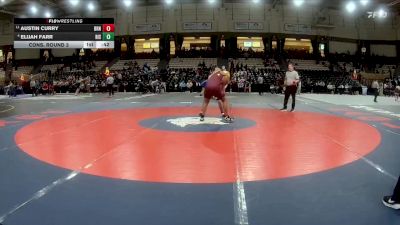 215-2A/1A Cons. Round 3 - Austin Curry, Brunswick vs Elijah Farr, Rising Sun