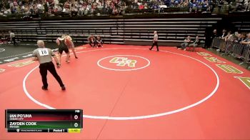 285 lbs Champ. Round 1 - Zayden Cook, Payson vs Ian Po`uha, Cedar City