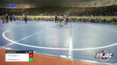 130 lbs Consi Of 8 #1 - Lakyn Farrington, Shelton Wrestling Academy vs Dani Messenger, Duncan Demon Wrestling