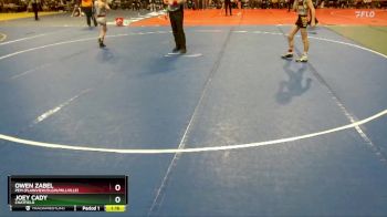 90 lbs Semifinal - Joey Cady, Chatfield vs Owen Zabel, PEM (Plainview/Elgin/Millville)