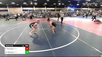 136 lbs Round Of 32 - Sidney Romejko, Duarte HS vs Melia Marquez, Pounders WC