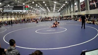 105G Round 6 (8 Team) - Maliah Tran, Cradle Crushers - Aqua vs Kailee Sanjur, Cradle Crushers Pink