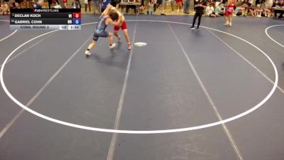 165 lbs Champ. Round 3 - Declan Koch, WI vs Gabriel Cohn, MN