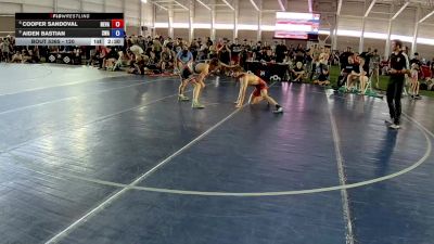 120 lbs Champ. Round 2 - Cooper Sandoval, Nevada vs Aiden Bastian, Sanderson Wrestling Academy
