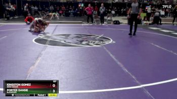 157 lbs Cons. Round 4 - Kingston Gomez, Bend Senior vs Porter Dansie, Blackfoot
