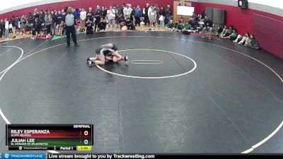 98-104 lbs Semifinal - Riley Esperanza, SLAM! NEVADA vs Juliah Lee, El Dorado HS (Placentia)