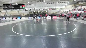 106 lbs Quarterfinals (8 Team) - Phillip Steelman, Signal Mountain High School vs Thomas Howard, Pigeon Forge High School