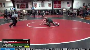 145 lbs Semifinal - Kyrie Tate, Dubuque Hempstead vs Braylon Griffiths, Ottumwa