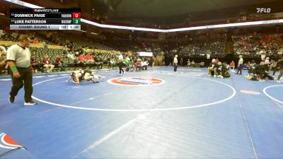 132 Class 3 lbs Champ. Round 1 - Luke Patterson, Windsor (Imperial) vs Dominick Paige, Van Horn