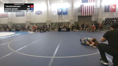 63 lbs Cons. Quarters - Rhylee Goolsbey, Powell Wrestling Club vs Hudson Brandt, Fallon Outlaws Wrestling Club