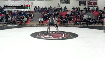 138 lbs Quarterfinal - Baxter Montgomery, Mt. Abraham vs Karter Morey, Lyndon Institute