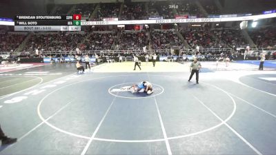 I-110 lbs Quarterfinal - Will Soto, Newburgh Free Academy vs Brendan Stoutenburg, Saratoga Springs