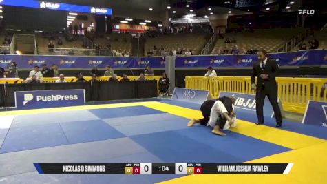William Joshua Rawley vs Nicolas D Simmons 2026 Pan Jiu Jitsu IBJJF Championship