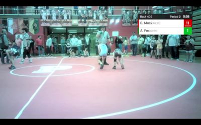 10U - 57-61 Semis - Kaleigha Smith, Mishawaka Wrestling Club vs Mitchell Reeder