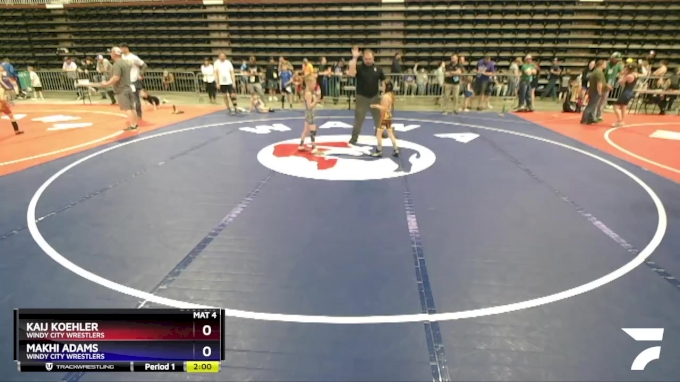 53 lbs Cons. Semi - Kaij Koehler, Windy City Wrestlers vs Makhi Adams ...