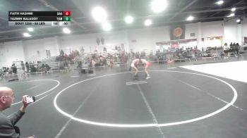 88 lbs 2nd Place - Faith Hashmi, Savage House WC vs Yazmin Balagot, Team Aggression