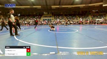 52 lbs Round Of 32 - Elias Muniz, Red Star Wrestling Academy vs Cogan Peasinger, The Best Wrestler