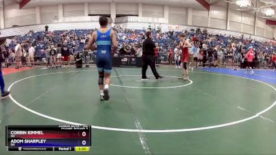 132 lbs Champ. Round 2 - Corbin Kimmel, OH vs Adom Sharpley, OH